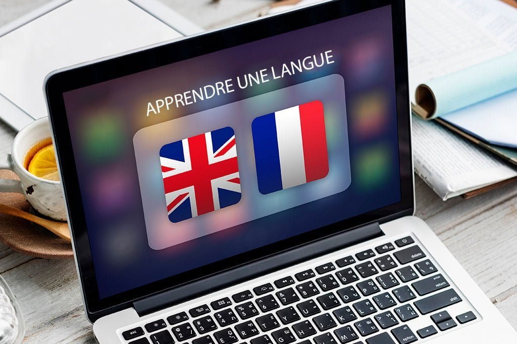 Apprendre une langue: français ou l’anglais en ligne